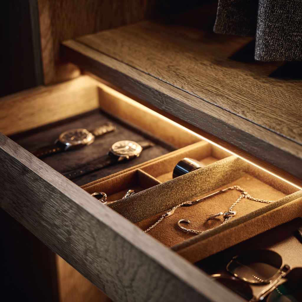 Bespoke kitchen and fitted wardrobe design with architectural joinery for London homes by Czarniecki Eco Design