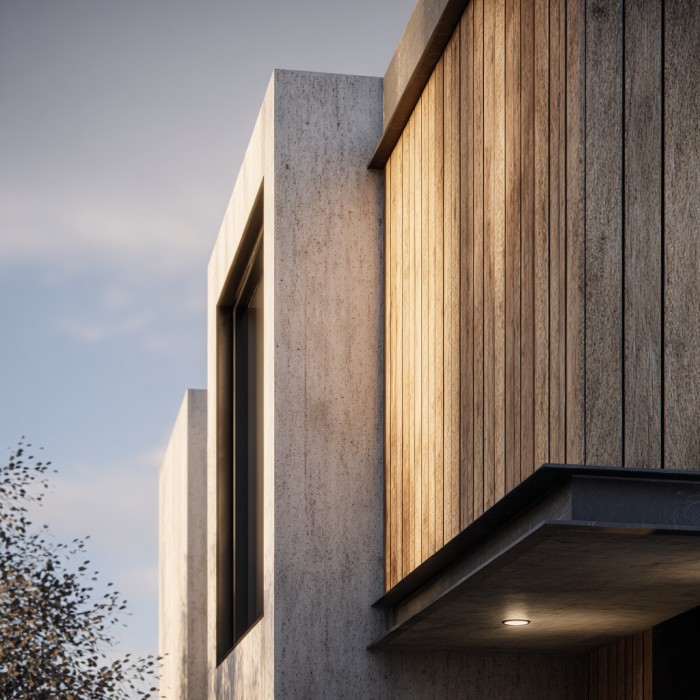 Durable natural materials for residential architecture — timber, stone and sustainable finishes by Czarniecki Eco Design
