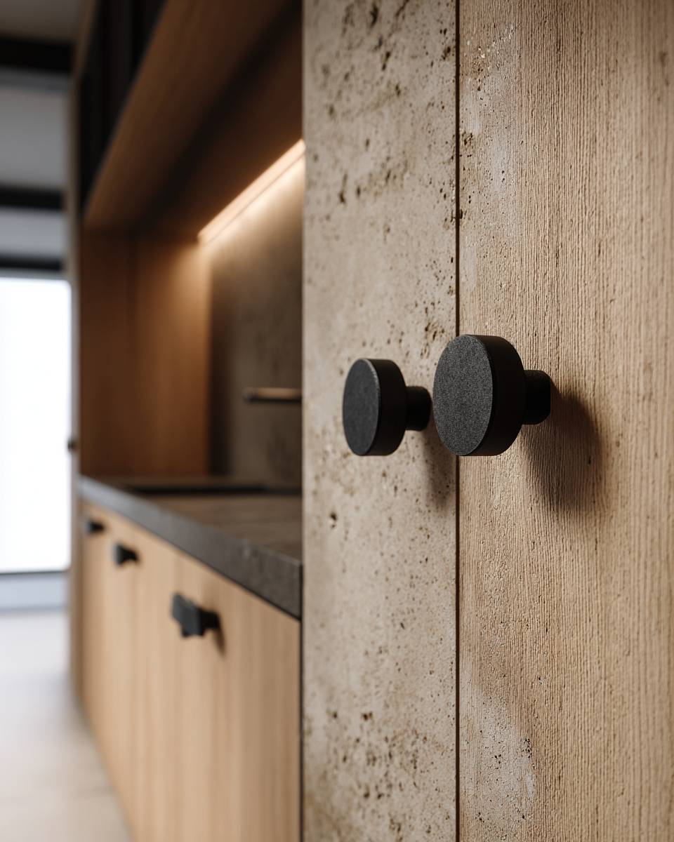 Residential interior design by Czarniecki Eco Design — natural materials and spatial planning for a London home